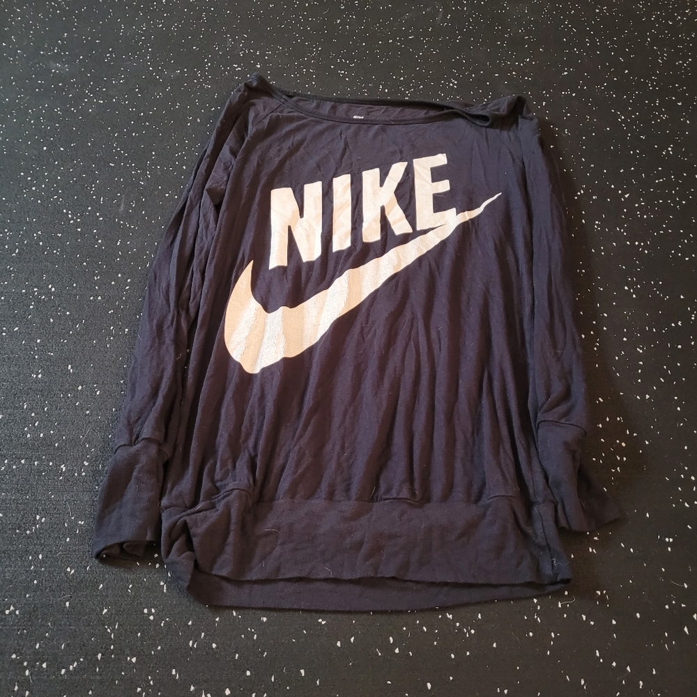 Nike light weight black swish top